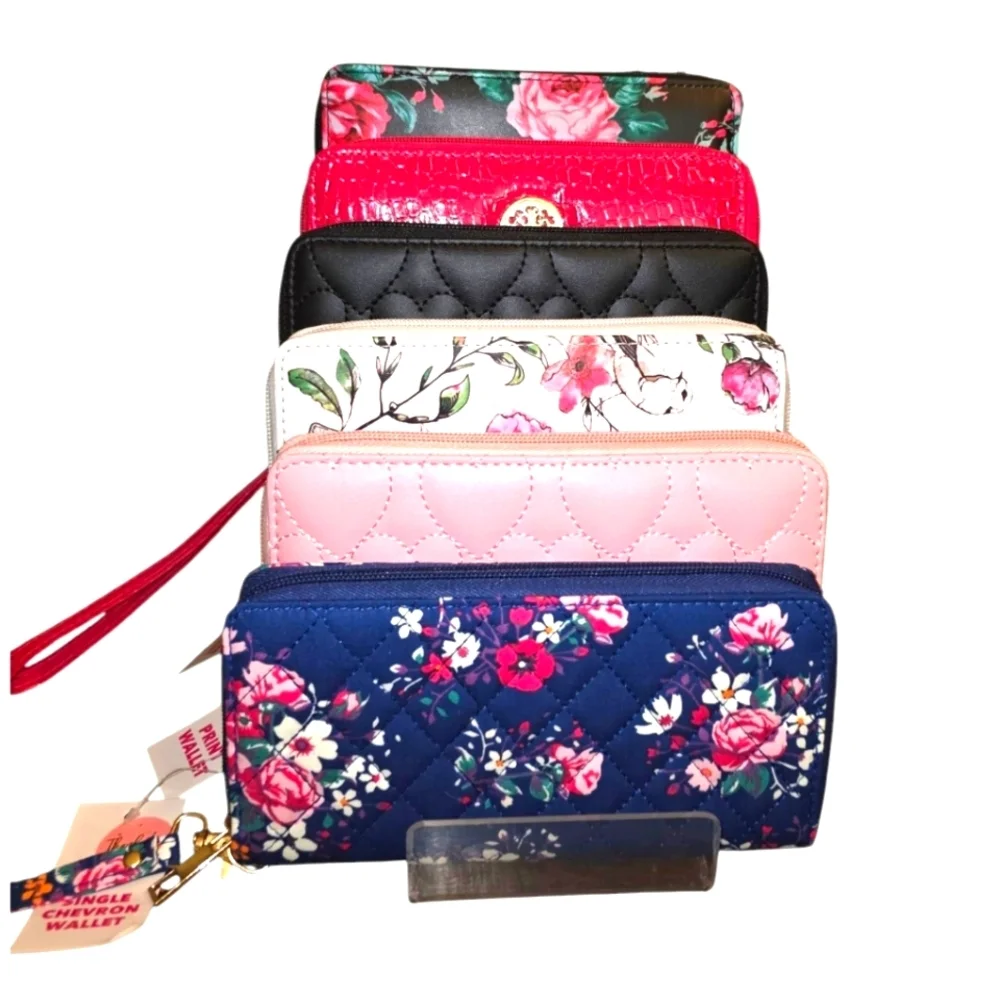 Various NWT Fashion Colorful or Solid Wallets & Wristlets- $10 Each OBO